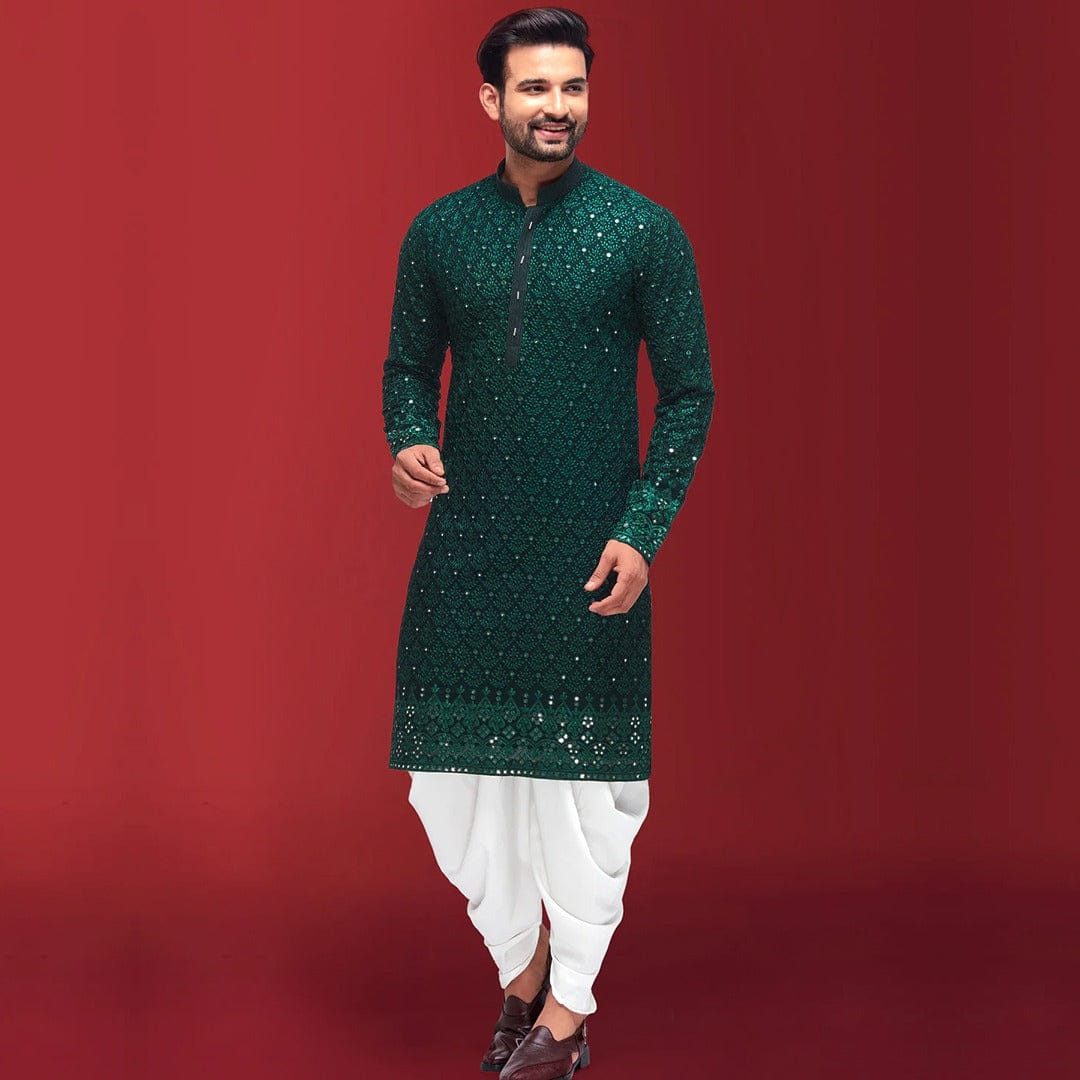 Green Traditional Kurta